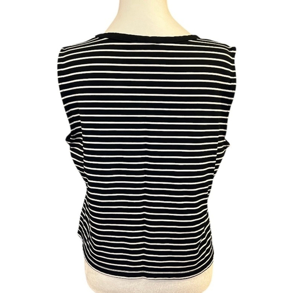 Rachel‎ Zoe Tank Top, XL, Black & White - Picture 3 of 5
